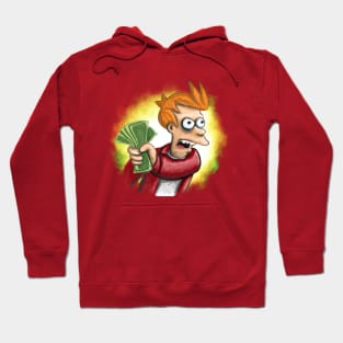 Fry - shut up and give me my money - no text - reversed meme Hoodie